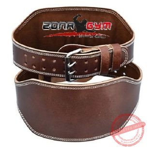 Cinturón de Cuero para Levantamiento de Pesas - Soporte Lumbar Profesional