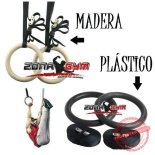 AROS OLÍMPICOS DE MADERA Y PLÁSTICO