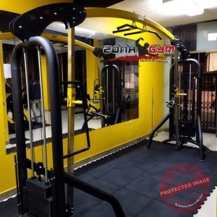 CRUCE DE POLEA CON TORRE DE PLACAS